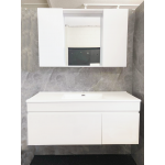 Vanity - Wall Hung 1200mm White Series - Double Basin
